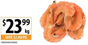 Supabarn COOKED KING PRAWNS offer