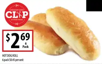 Supabarn HOT DOG ROLL 6 pack offer