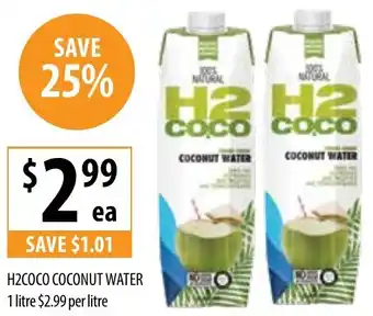 Supabarn H2COCO COCONUT WATER 1 litre offer
