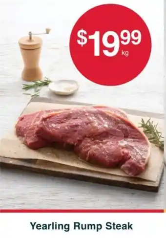 Australian Butchers Store Yearling Rump Steak offer