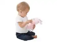 Baby Bunting Playgro Musical Pullstring Bunny Pink/White offer