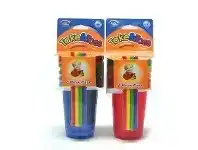 Take & Toss Straw Sippers 10oz 4pk