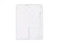 Baby Bunting 4Baby Jersey Wrap White & Silver Dots offer