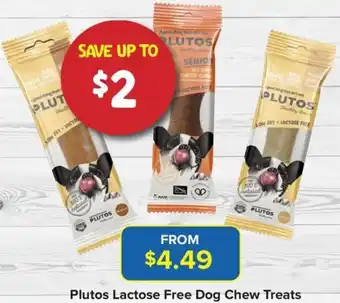 PetO Plutos Lactose Free Dog Chew Treats offer
