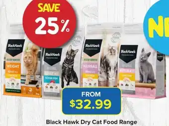 Black Hawk Dry Cat Food Range