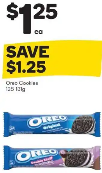 Woolworths Oreo Cookies 128 -131g offer