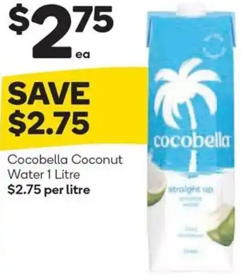 Woolworths Cocobella Coconut Water 1 Litre offer