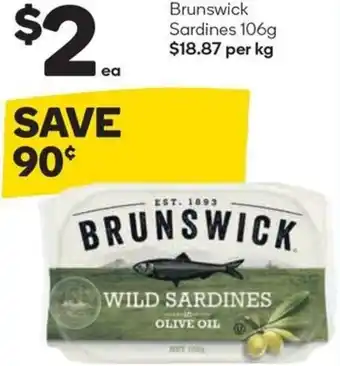 Brunswick Sardines 106g