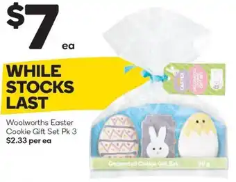 Woolworths Woolworths Easter Cookie Gift Set Pk 3 offer