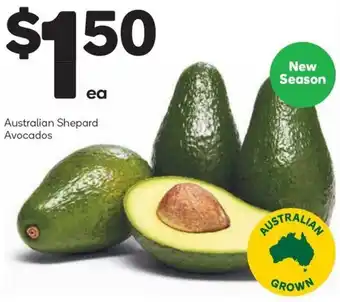 Woolworths Australian Shepard Avocados offer