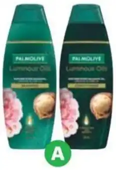Woolworths Palmolive Luminous Oils Shampoo or Conditioner 350ml offer