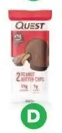 Woolworths Quest Peanut Butter Cups 42g offer