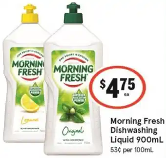 IGA Morning Fresh Dishwashing Liquid 900mL offer