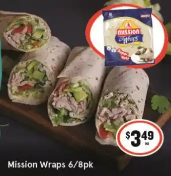 IGA Mission Wraps 6/8pk offer