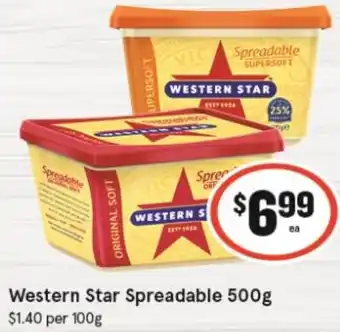 IGA Western Star Spreadable 500g offer
