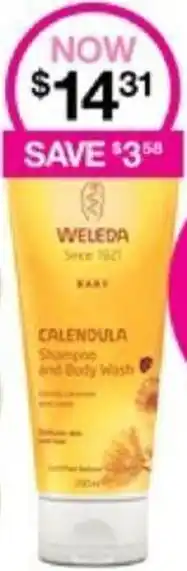 Priceline WELEDA CALENDULA Shampoo and Body Wash offer