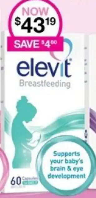 Priceline elevit Breastfeeding 60 Capsules offer