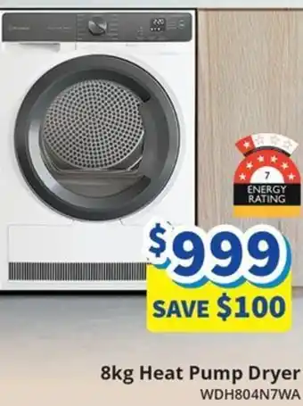 Bi-Rite 8kg Heat Pump Dryer offer