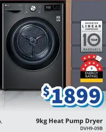 Bi-Rite 9kg Heat Pump Dryer offer