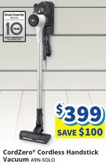 Bi-Rite CordZero Cordless Handstick Vacuum offer