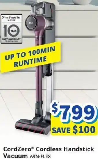 Bi-Rite CordZero Cordless Handstick Vacuum offer