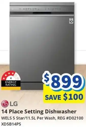 Bi-Rite LG 14 Place Setting Dishwasher offer