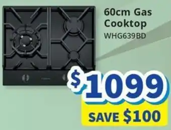 Bi-Rite 60cm Gas Cooktop offer