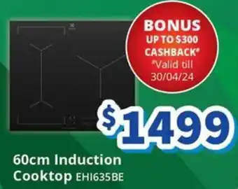 Bi-Rite 60cm Induction Cooktop offer