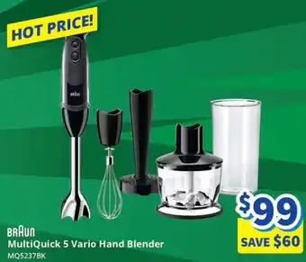 Bi-Rite BRAUN MultiQuick 5 Vario Hand Blender offer