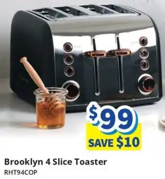 Brooklyn 4 Slice Toaster