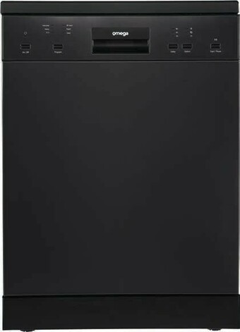 The Good Guys Omega 60cm Freestanding Dishwasher - Black offer