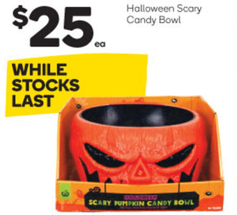 Woolworths Halloween Scary Candy Bowl offer
