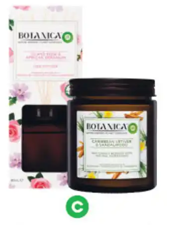 Woolworths Air Wick Botanic Scented Candle or Reed diffuser 80ml offer