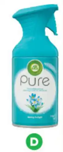 Woolworths Air Wick Pure Aerosol, Essential Oil or Beach Escapr 159g offer