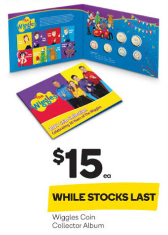 Wiggles Coin Collector Album