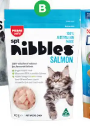 Woolworths Prime Pantry Nibbles Cat Treats 40g offer