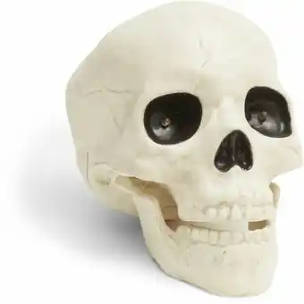 BIG W Animated 19cm Glow in the Dark Skeleton Head* offer