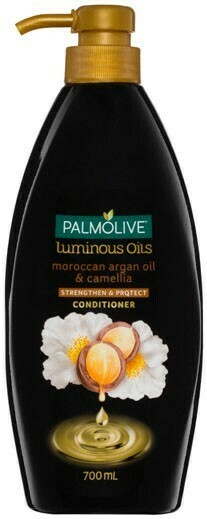 BIG W Palmolive Luminous Oils Hair Conditioner Moroccan Argan Oil & Camellia Strengthen & Protect 700mL offer