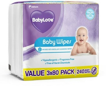 BIG W BabyLove 240-Pack Wipes offer