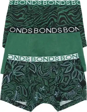 Bonds 3-Pack Boys Trunks