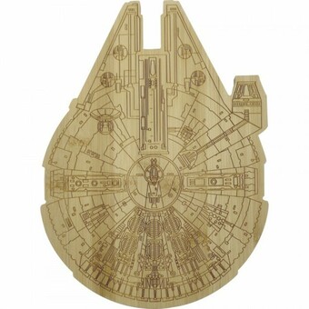 BIG W Star Wars Millenium Falcon Timber Serving Board offer