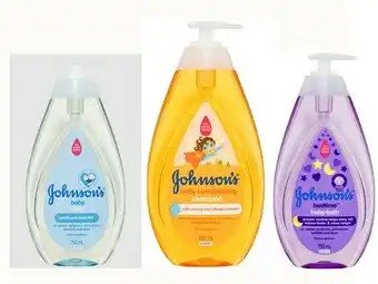 40% off Johnson's 750/800ml Toiletries