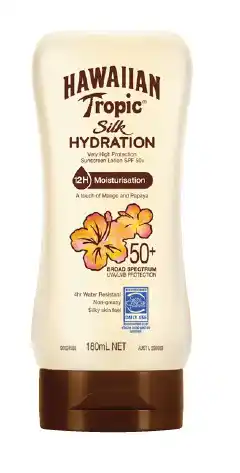 Hawaiian tropic silk hydration spf 50+ lotion 180ml