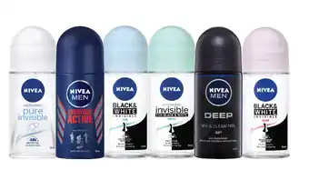 Pharmacy4Less Nivea deodorant roll on range offer