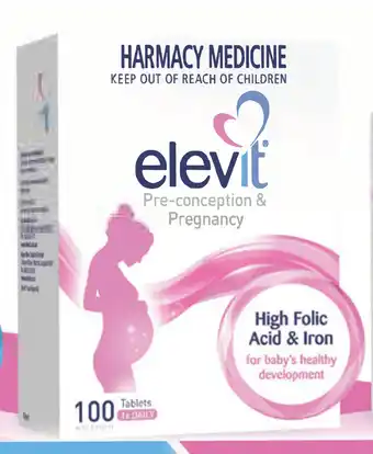 Pharmacy4Less Elevit pre-conception & pregnancy 100 tablets offer