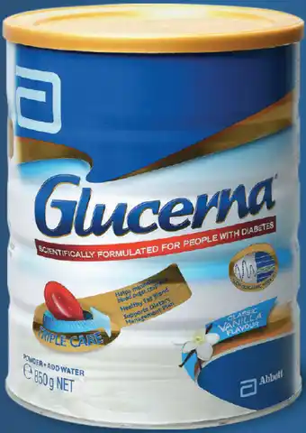 Glucerna total care powder vanilla 850g