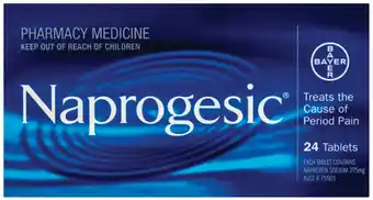Naprogesic period pain relief 275mg 24 tablets