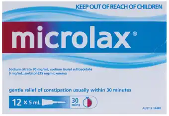 Microlax enema 12 x 5ml