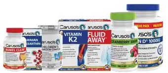 Pharmacy4Less Caruso's vitamin range offer