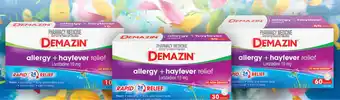Demazin allergy + hayfever relief range
